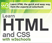 html css, w3schools